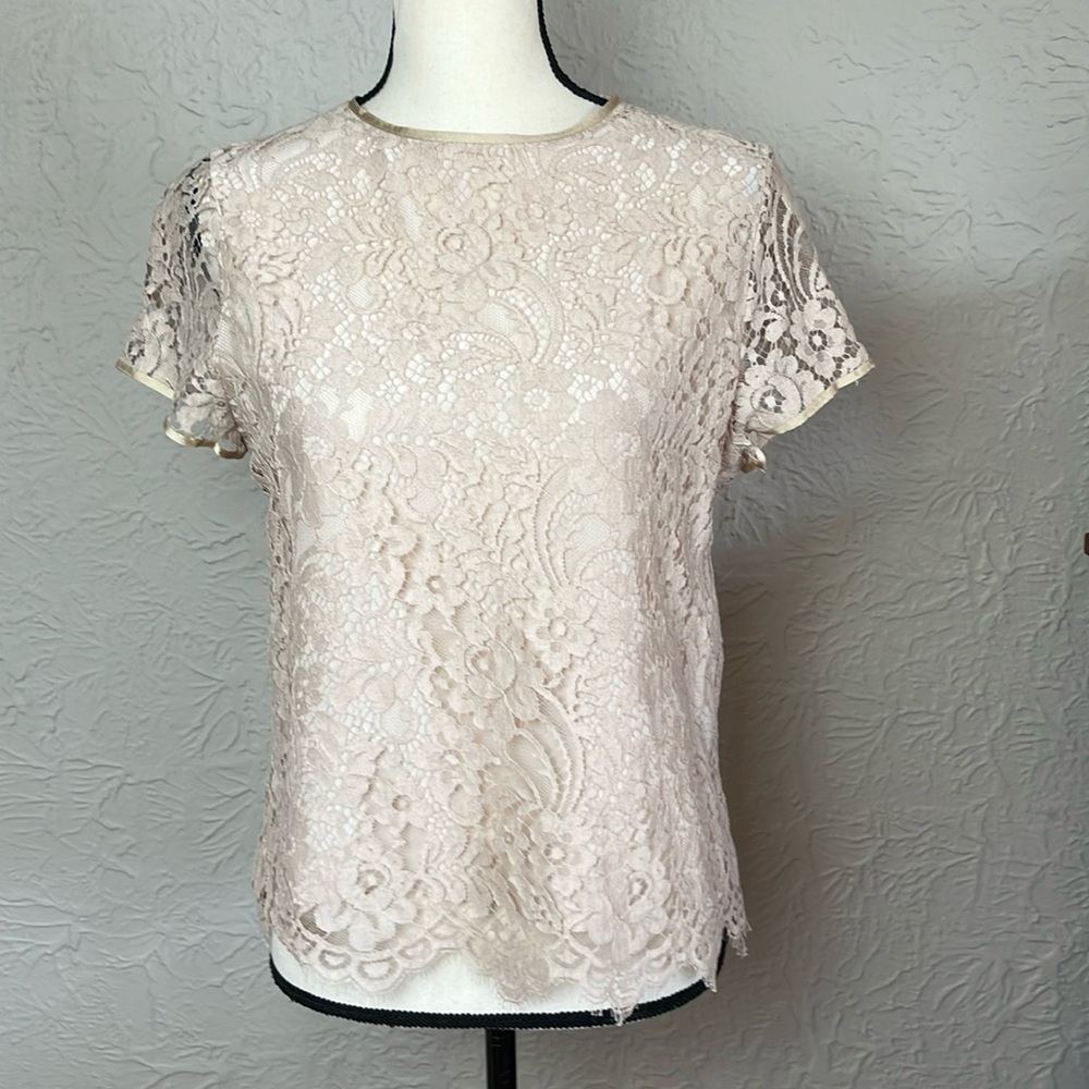 Barneys New York Lace Top
